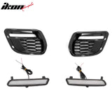 2015-2023 Dodge Charger Widebody LED Front Bumper Cover Yellow Lip PP