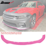 2015-2023 Dodge Charger Widebody SRT LED Front Bumper Cover Pink PP