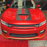 2015-2023 Dodge Charger Widebody SRT Bumper Cover Yellow Lip LED