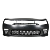 2015-2023 Dodge Charger Widebody SRT Bumper Cover Yellow Lip LED