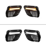 2015-2023 Dodge Charger Widebody LED Bumper Cover Matte Black Lip PP