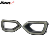 2015-2023 Dodge Charger Widebody LED Bumper Cover Matte Black Lip PP