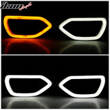 2015-2023 Dodge Charger Widebody SRT Bumper Cover Yellow Lip LED PP
