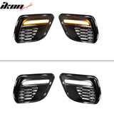 2015-2023 Dodge Charger Widebody SRT Rear Front Bumper Pink Lip PP LED