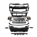 2015-2023 Dodge Charger Widebody SRT LED Front Bumper Matte Black Lip