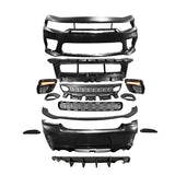2015-2023 Dodge Charger Widebody SRT LED Front Bumper Matte Black Lip