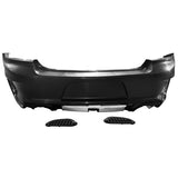 2015-2023 Dodge Charger Widebody SRT LED Front Bumper Matte Black Lip