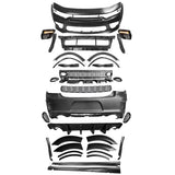2015-2023 Charger IKON Gloss Black Front Rear Bumper Covers LED PP