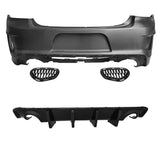2015-2023 Charger IKON Gloss Black Front Rear Bumper Covers LED PP