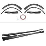 2015-2023 Charger IKON Gloss Black Front Rear Bumper Covers LED PP