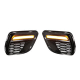 2015-2023 Charger IKON Gloss Black Front Rear Bumper Covers LED PP