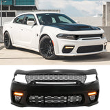 2020-2023 Dodge Charger Widebody Bumper Cover W/ SRT Grilles LED PP