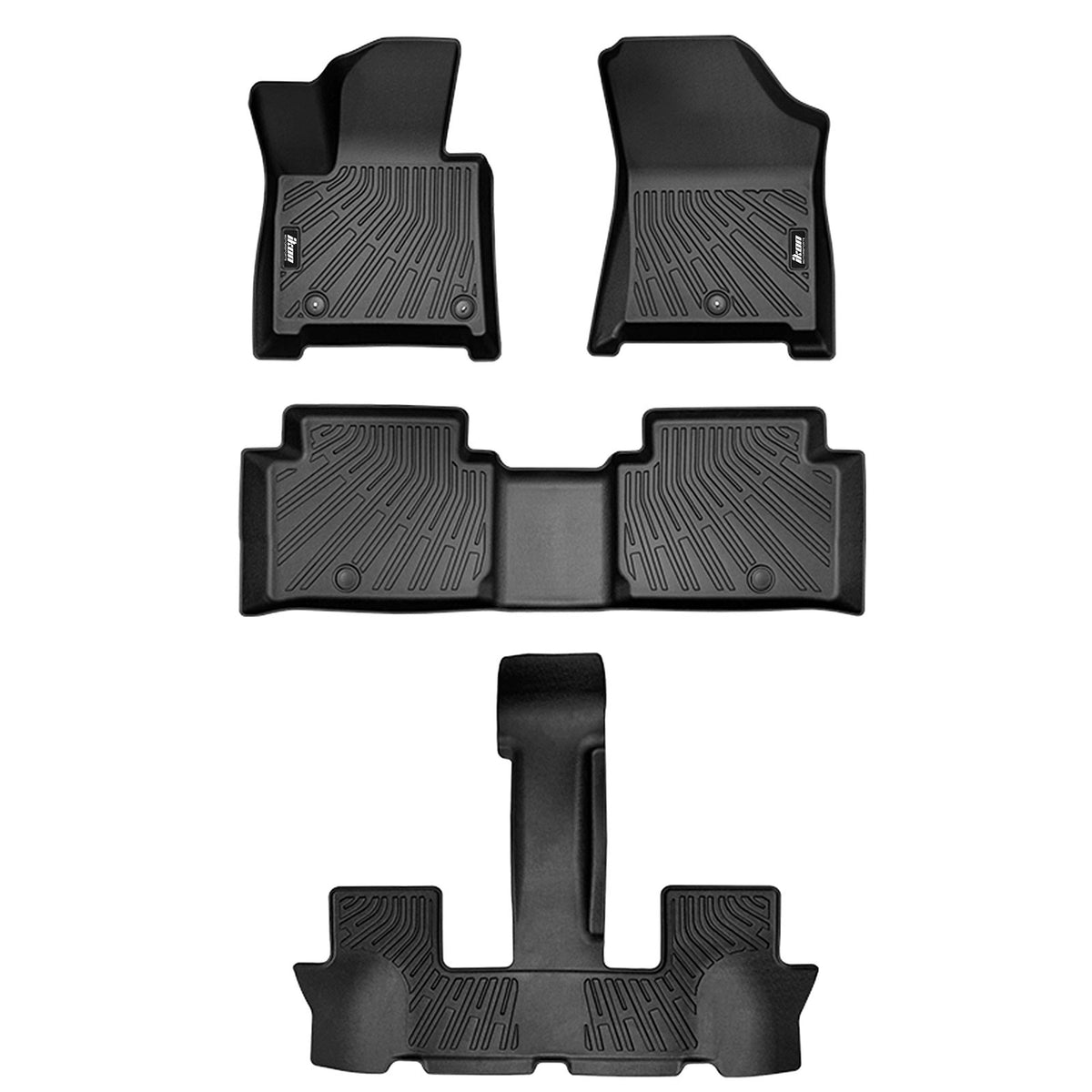 2024-2026 Hyundai Santa Fe 3D Molded Floor Mats + Trunk Mat Carpet TPE
