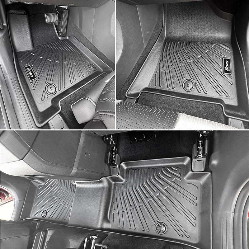 2024-2026 Hyundai Santa Fe 3D Molded Floor Mats + Trunk Mat Carpet TPE