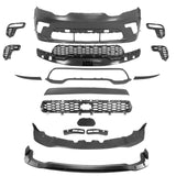 2021-2024 Dodge Durango Front Bumper Cover Hellcat Style w/ Chin Lip