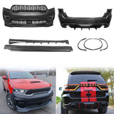 21-24 Dodge Durango Front Rear Bumper Cover Hellcat Style V2 Diffuser