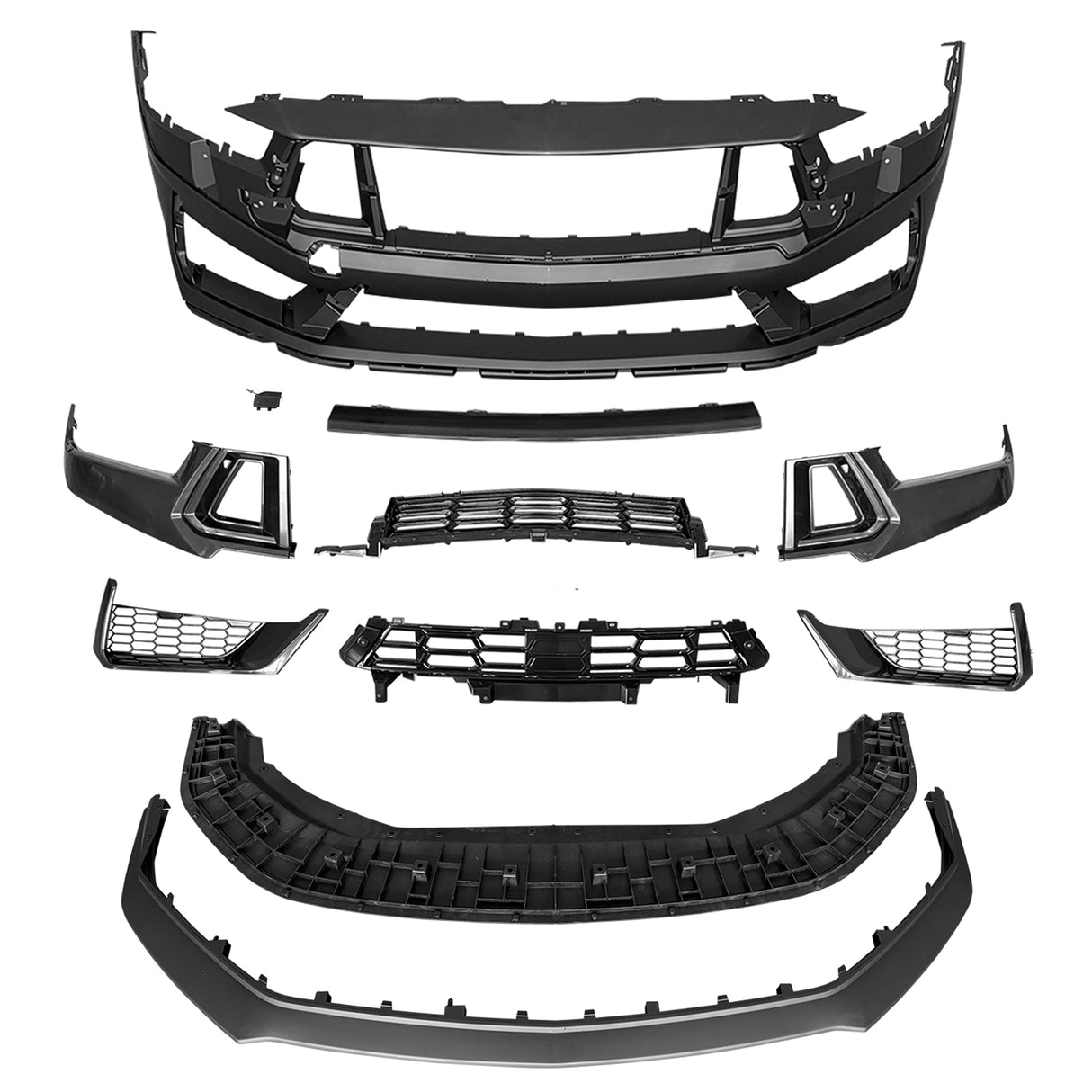 2024-2025 Ford Mustang Dark Horse Style Front Bumper Conversion Kit PP