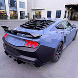 2024-2025 Ford Mustang Dark Horse Gloss Trunk Spoiler W/ Gurney Glap