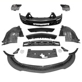 Front Bumper Cover + Headlights for Ford Mustang GT500 Style 2005-2009 PP