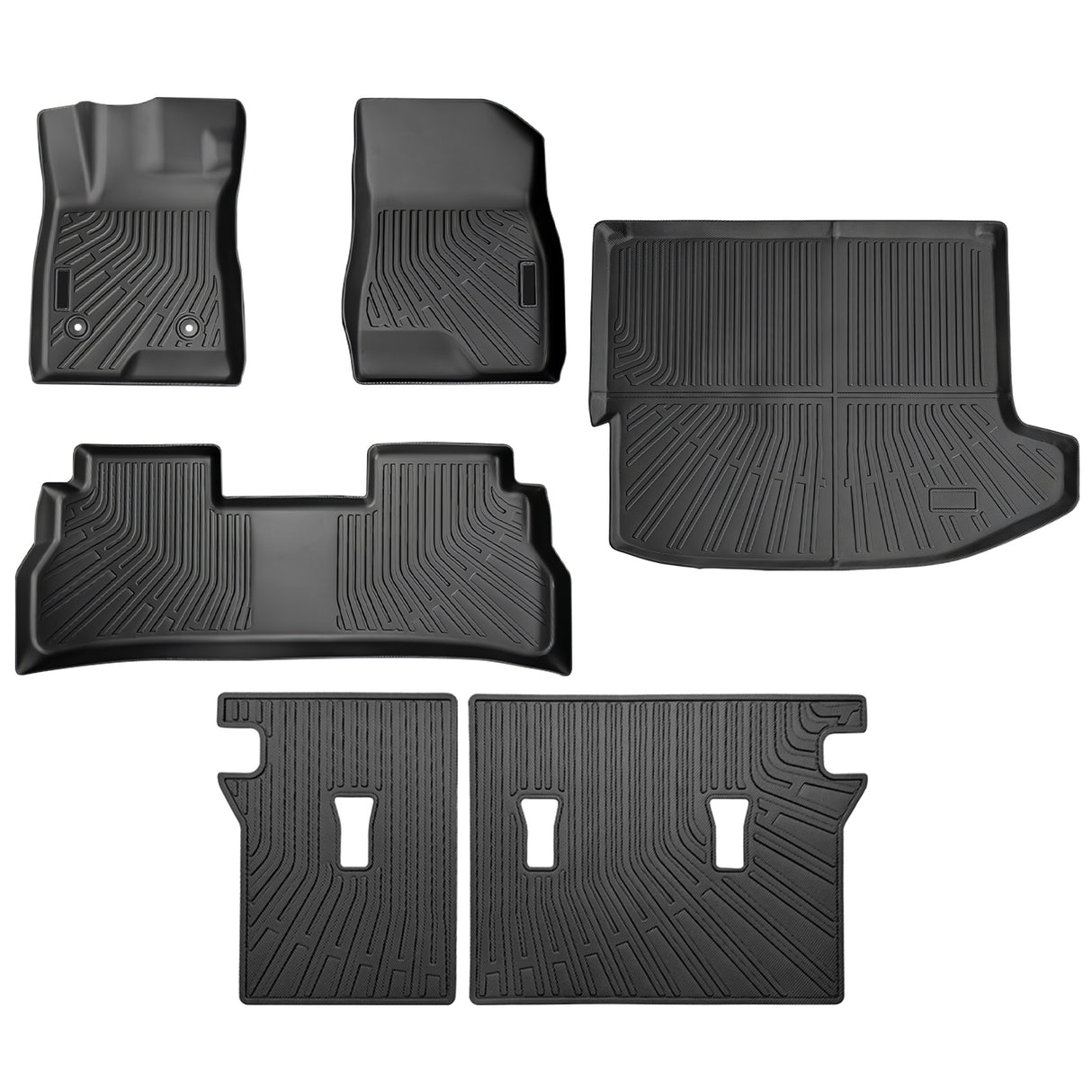 2024-2025 Chevrolet Trax 3D TPE Floor Mat& Trunk Mat& Backrest Mats