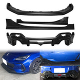 2022-2025 Subaru BRZ PU Front Bumper Lip+ Rear Diffuser+ Side Skirts