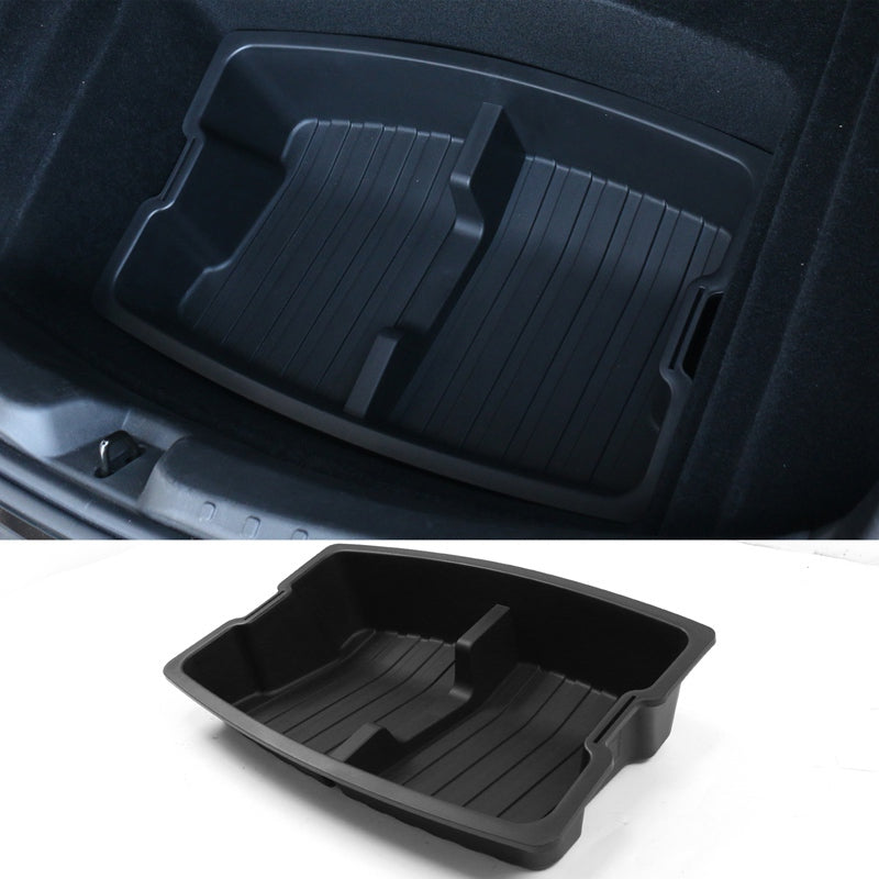 2024-2025 Tesla Model 3 Rear Trunk Lower + Upper Storage Organizer Box