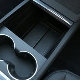 2024-2025 Tesla Model 3 Lower + Upper Center Armrest Storage Box TPE