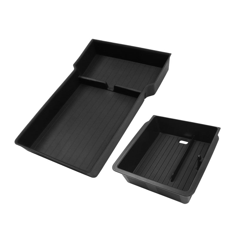 2024-2025 Tesla Model 3 Lower+Upper Center Armrest+Console Storage Box