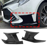 2019-2025 Toyota Corolla Matte Black Front Splitters + Side Canards