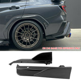 2022-2025 Subaru WRX D Matte Black Front Rear Bumper Lip Corner Aprons