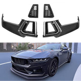 2024-2025 Ford Mustang Dark Horse Front Bumper Upper Grille Covers ABS