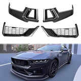 2024-2025 Ford Mustang Dark Horse Front Bumper Upper Lower Grilles ABS