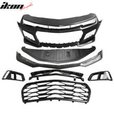 2010-2013 Chevy Camaro ZL1 Style Front Bumper Cover PP w/ Harnesses