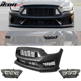 2015-2017 Ford Mustang Dark Horse Bumper Cover Switchback Headlight