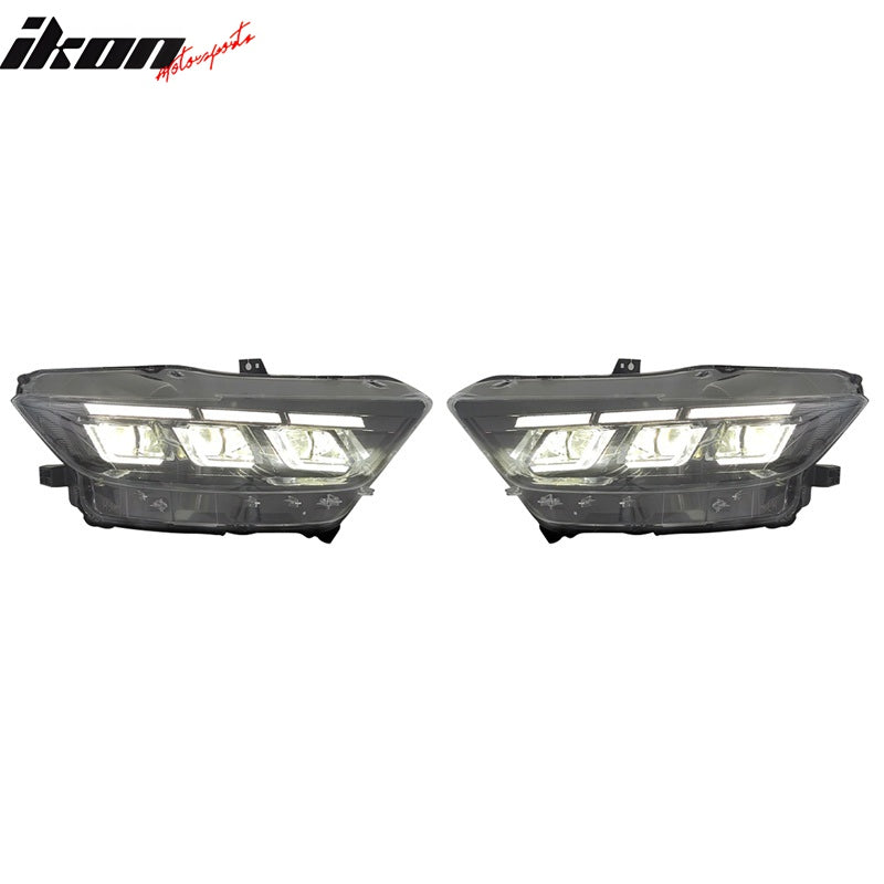 2015-2017 Ford Mustang Dark Horse Bumper Cover Switchback Headlight