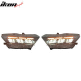 2015-2017 Ford Mustang Dark Horse Bumper Cover Switchback Headlight