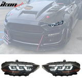 2018-2023 Ford Mustang Dark Horse Bumper Cover Switchback Headlight PP