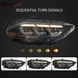 2018-2023 Ford Mustang Dark Horse Bumper Cover Switchback Headlight PP