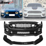 2018-2023 Ford Mustang 21+ Mach 1 Front Bumper Cover LED Grille W/ Lip
