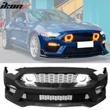 2018-2023 Ford Mustang 21+ Mach 1 Front Bumper Cover LED Grille W/ Lip