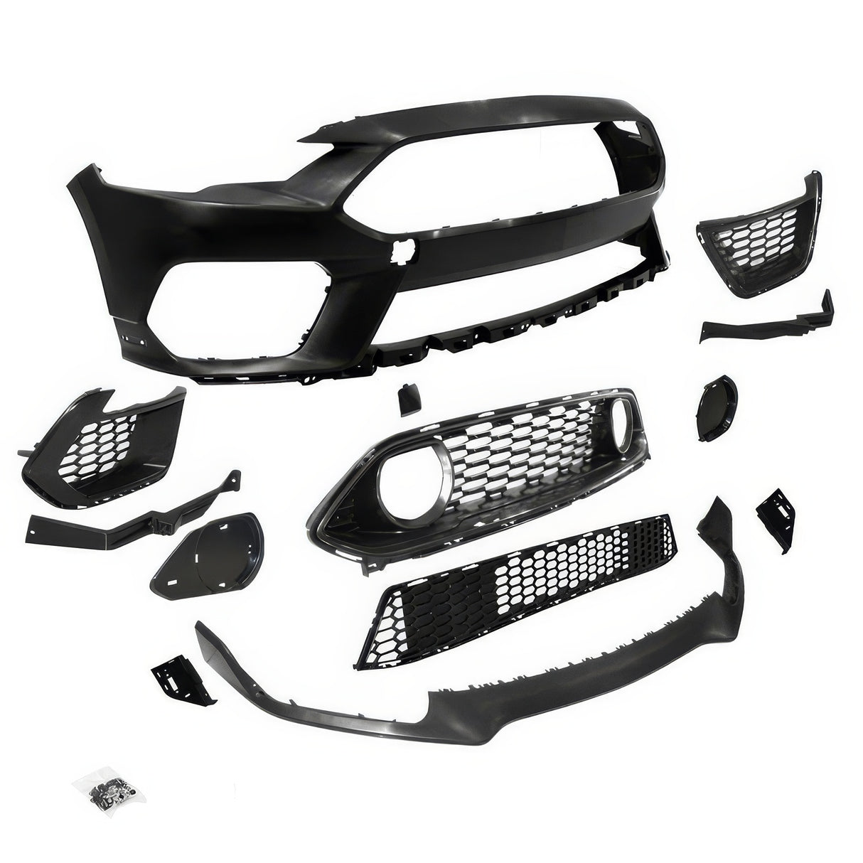 2018-2023 Ford Mustang Mach 1 Front Bumper Cover 24+ Headlights W/ Lip