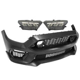 2015-2017 Ford Mustang Front Bumper Conversion W/ Headlights Grille PP