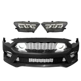 2018-2023 Ford Mustang Mach 1 Front Bumper Cover LED Grille Headlight