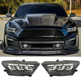 2018-2023 Ford Mustang Mach 1 Front Bumper Cover LED Grille Headlight