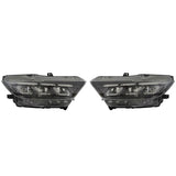 2018-2023 Ford Mustang Mach 1 Front Bumper Cover LED Grille Headlight