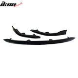 2019-2022 Toyota Corolla E210 5Dr Matte Black 3PCS Front Bumper Lip