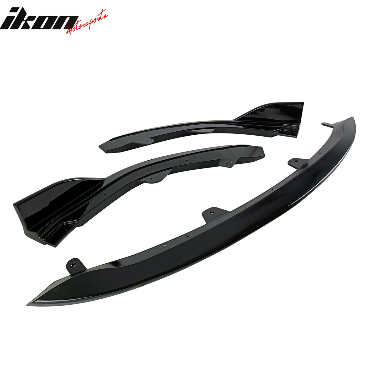 2019-2022 Toyota Corolla E210 5Dr Gloss Black 3PCS Front Bumper Lip