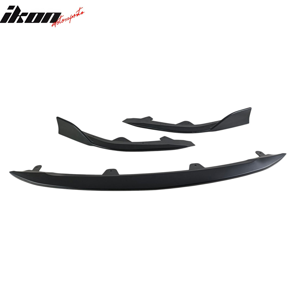 2023-2026 Toyota Corolla Hatchback Matte Black 3PCS Front Bumper Lip