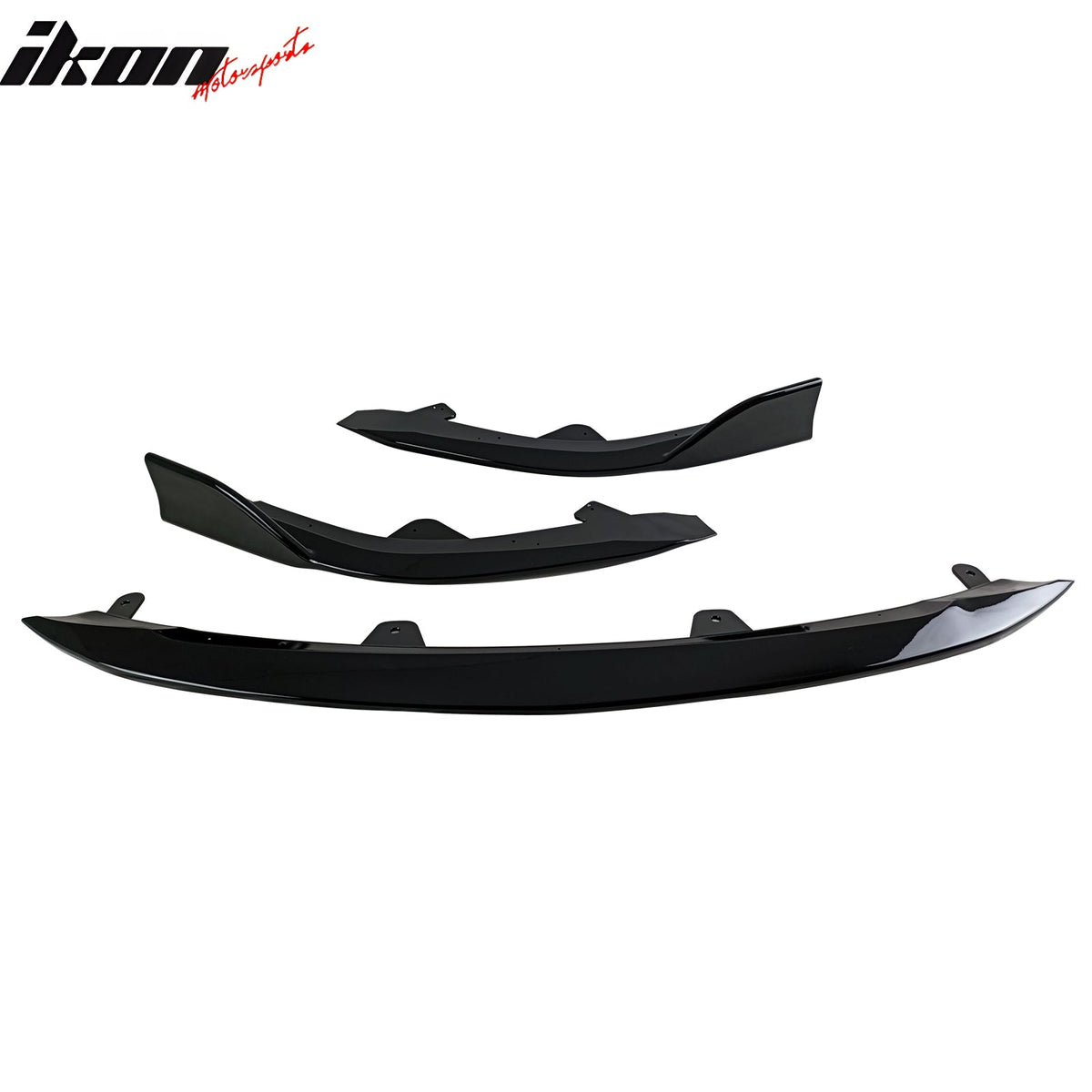 2023-2026 Toyota Corolla Hatchback Gloss Black 3PCS Front Bumper Lip