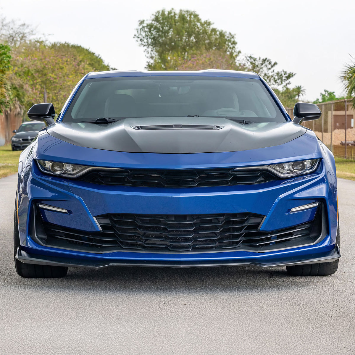 2019-2024 Chevy Camaro SS Unpainted Front Bumper Turn Signal Matte Black Lip